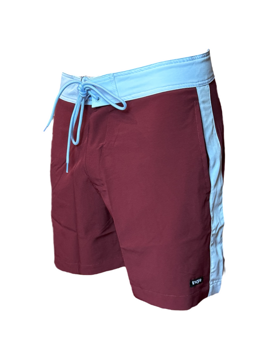 Boardshort Bordeaux Sky