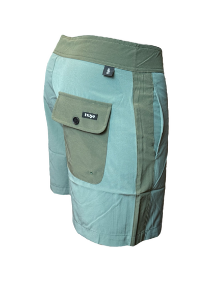 Boardshort Solid Green